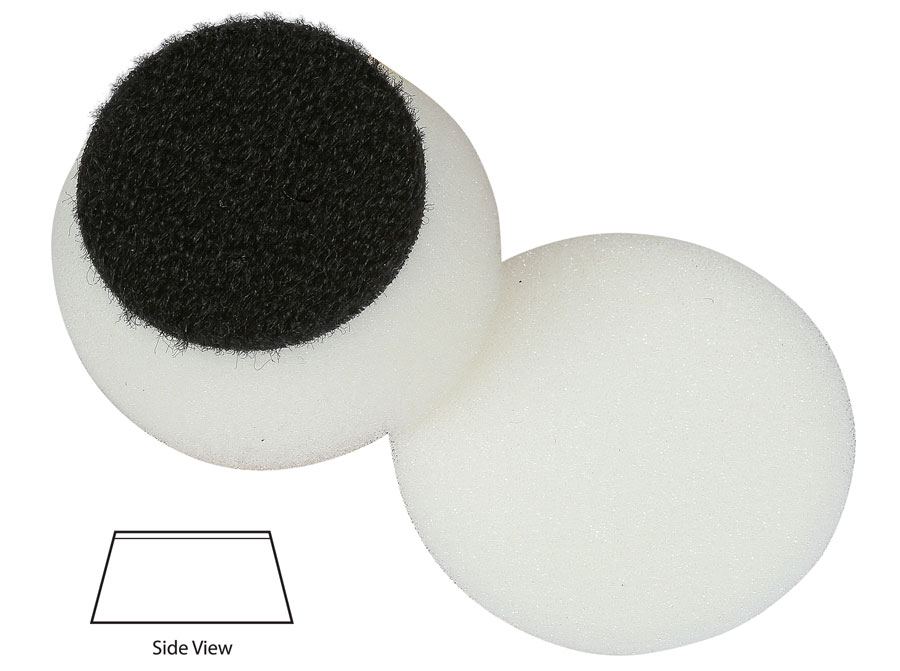 Loop Force White Polishing Pad  2-1/16 with 2-3/8 face