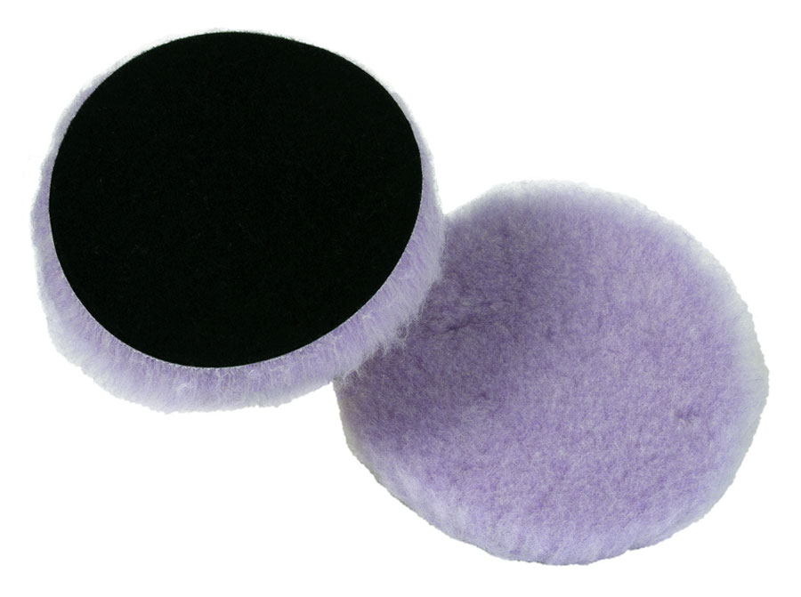 Purple Foamed Wool Buffing/Polishing Pad 3-1/2” x 1”